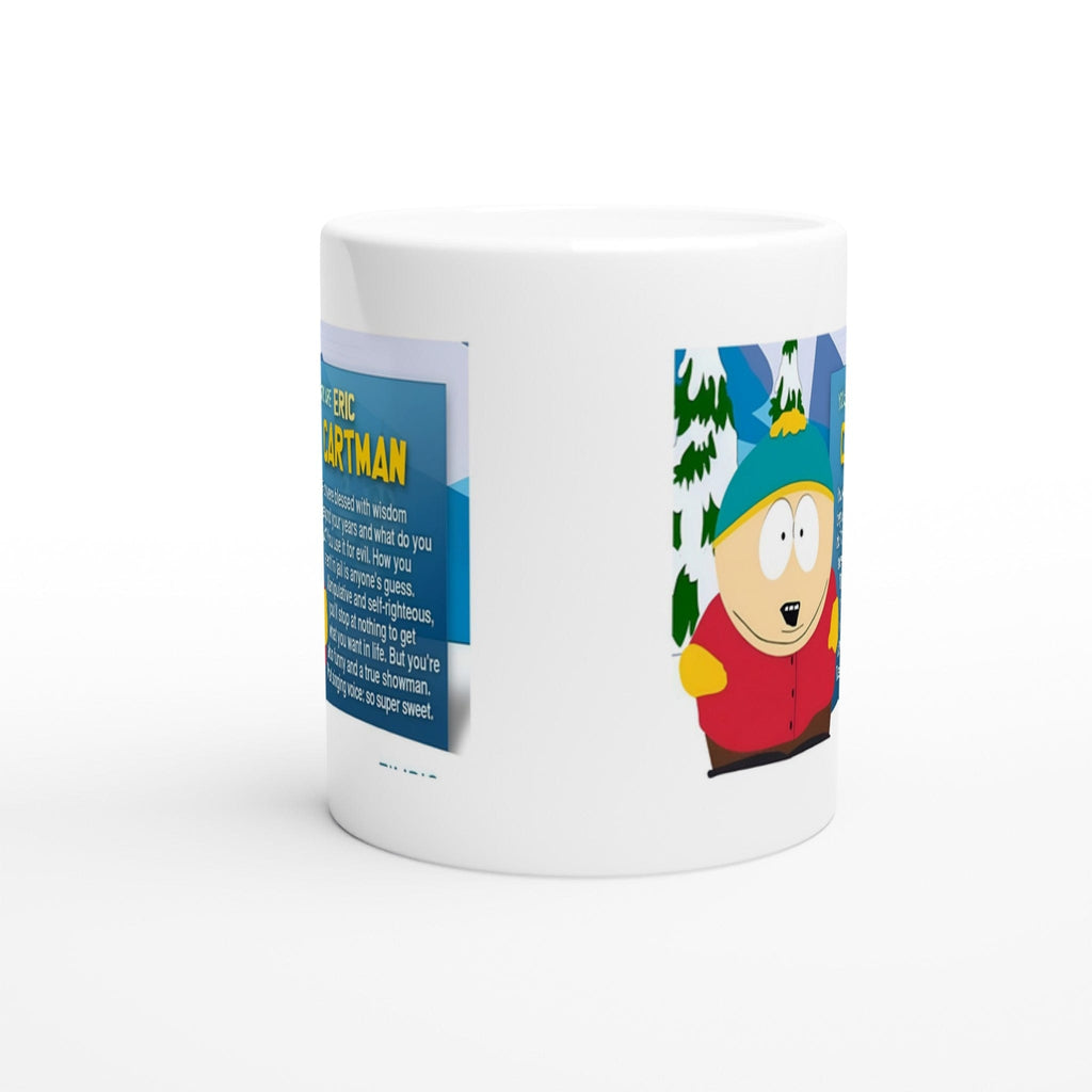 Williamsmugstore Print Material eric cartman  southpark  ,White 11oz Ceramic Mug