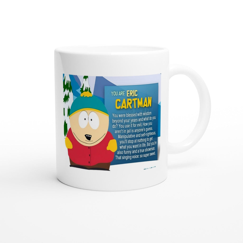 Williamsmugstore Print Material eric cartman  southpark  ,White 11oz Ceramic Mug