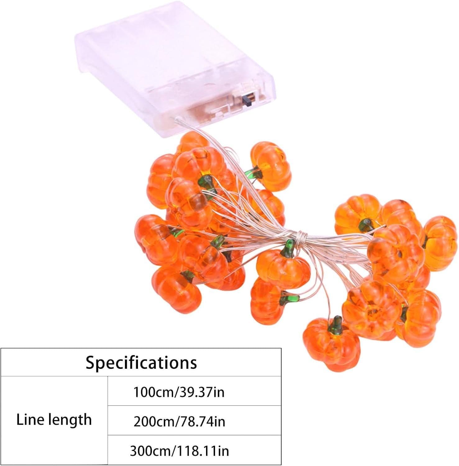 Williamsmugstore Pumpkin String Lights, halloween Fall Decorations for Home, Battery Operated  Lights, Fall Thanksgiving  for Indoor Decor LED...