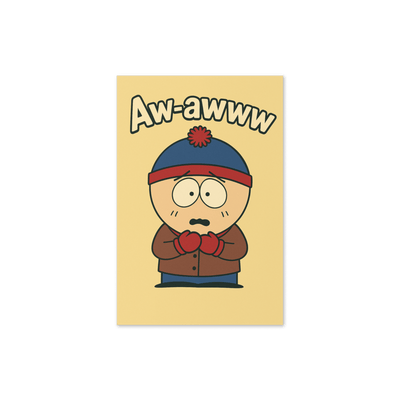 southpark stan marsh greeting card, southpark birthday card