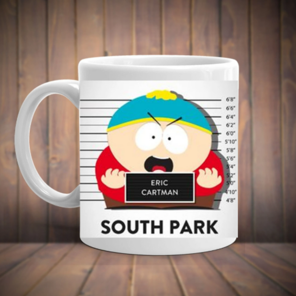 eric cartman mug shot ,southpark mug   gifts