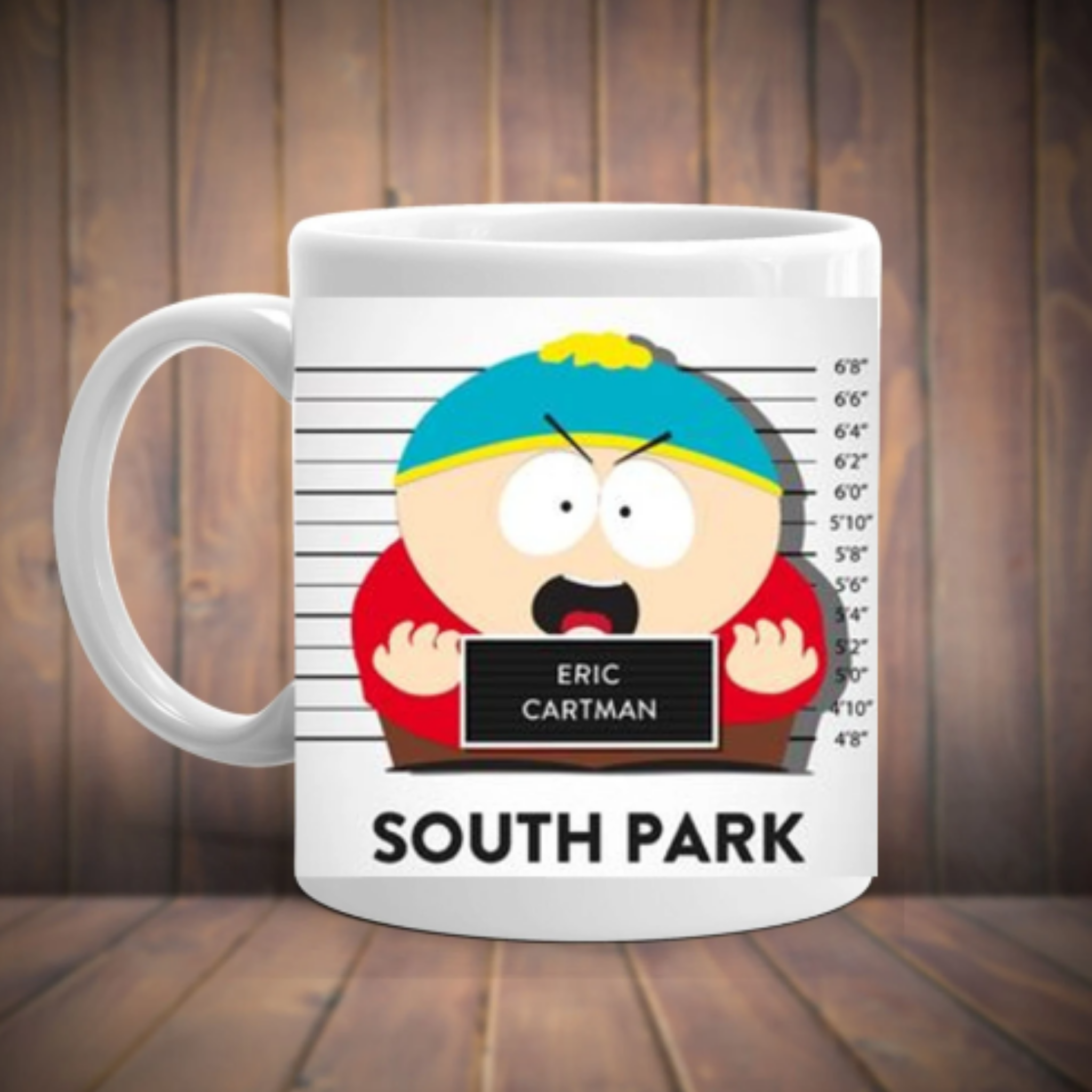 eric cartman mug shot ,southpark mug   gifts