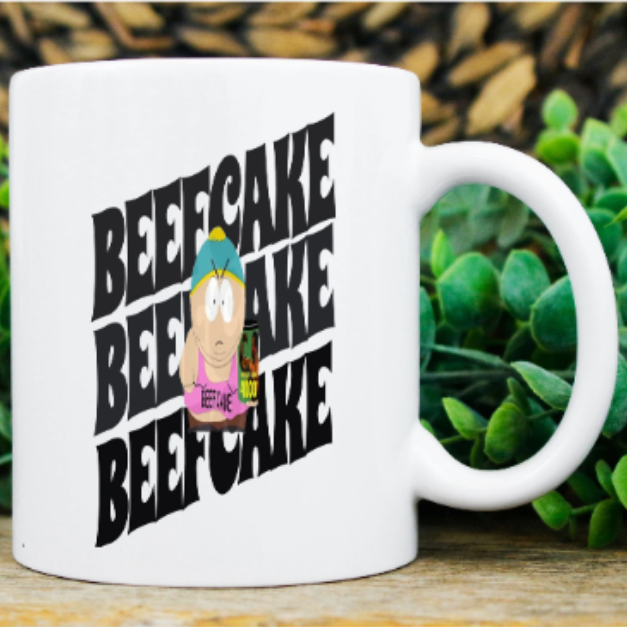southpark eric cartman ,beefcake mug