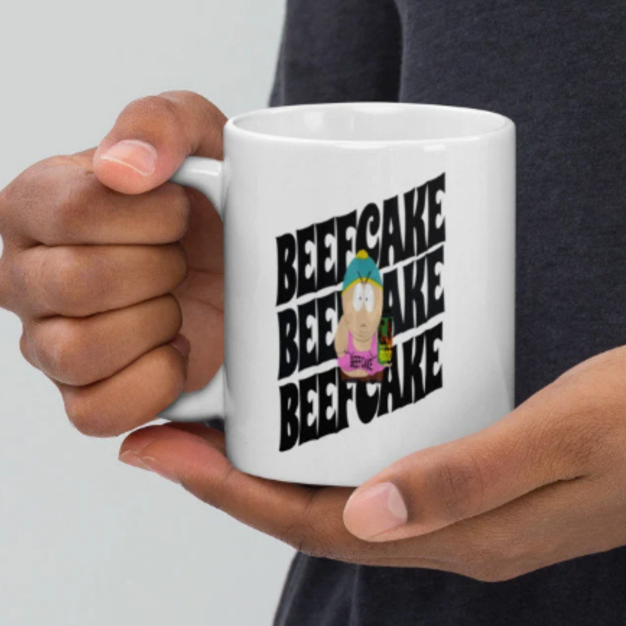 southpark eric cartman ,beefcake mug