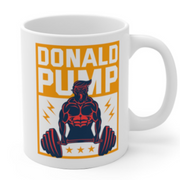 donald pump - coffee gym mug ,