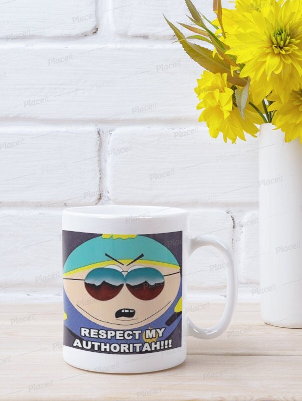 eric cartman respect my authoriath -southpark mug gifts,
