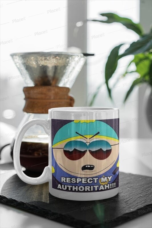 eric cartman respect my authoriath -southpark mug gifts,