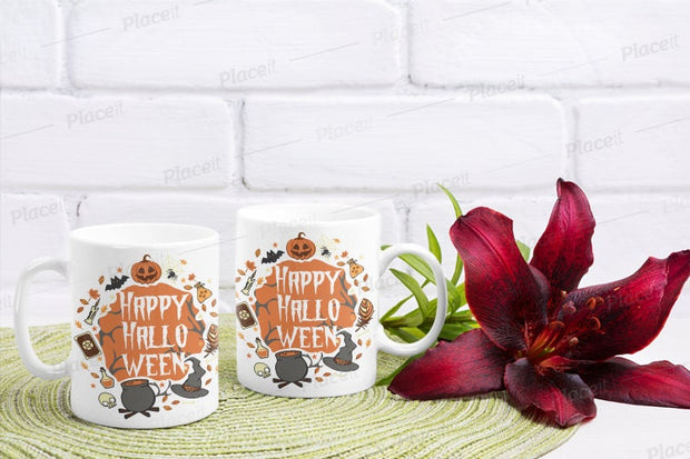 happy halloween mug gift,handmade mug suitable for birthdays and special events