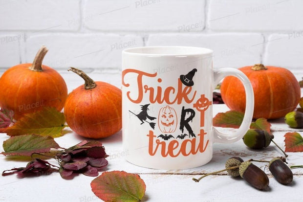 halloween trick or treat coffee mug,halloween fall/spooky vibes mug /halloween candy /,halloween spooky mug  gift