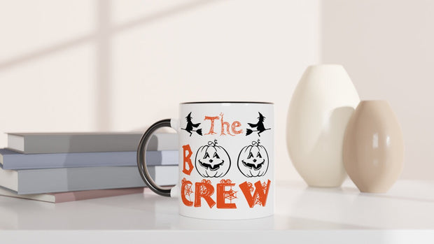 the boo crew halloween mug gift ,halloween tumbler  mug ,boo crew halloween coffee mug