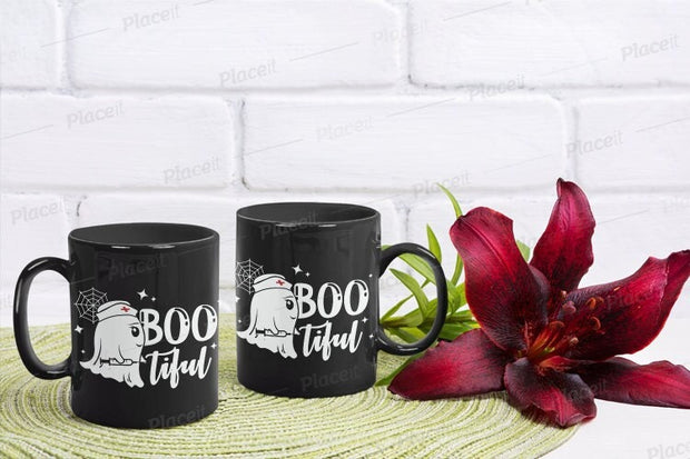 halloween ghost mug  gift , ceramic ghost mug  ,gift for nurse,halloween ghost mug