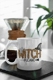 witch please mug, witch please slogan ,bitch hallooween,w tchy mug- halloween fall gift  -spooky season ,spooky mug ,gift for firends