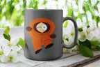 kenny mccormic southpark mug  ,90s animated cartoon,southpark gifts,southpark kenny.handmade ceramic coffee mug