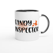 halloween candy inspector novelty mug,handmaid ceramic candy mug ,hallloween gift  for him and her ,halloween funny