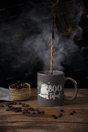 halloween ghost mug  gift , ceramic ghost mug  ,gift for nurse,halloween ghost mug