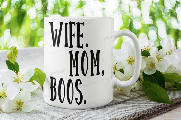 WIFE MOM BOOS,funny wife  mug ,boss  babe,Halloween boo mug ,mothers day gift,