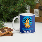 pawsitive vibes yoga mug -positive vibes  only mug -dog doing yoga , yoga lover gift -yoga mug,