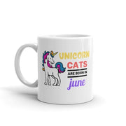 unicorn lover gift,unicorn cats are born in  june ,unicorn cats,unicorn mug gift