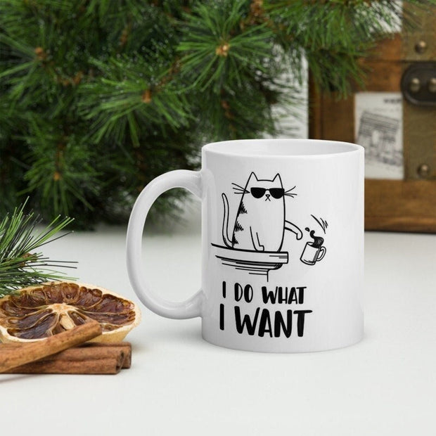 i do what i want cat , Funny cat mug,mug for cat lovers,gift for cat lovers