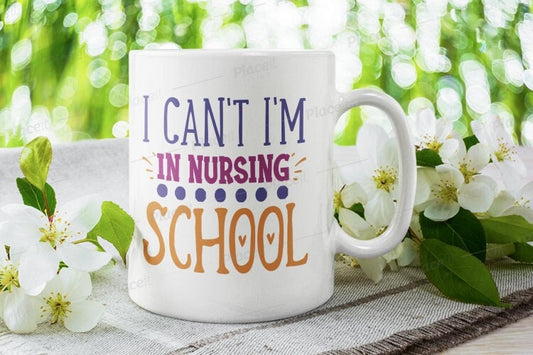 sorry i cant im in nursing school,funny nursing mug gift,student nurse ,best nurse mug  ,nursing gift