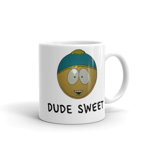 southpark mug,stan marsh dude sweet ,southpark gifts,cartman mug,90s animated cartoon mug