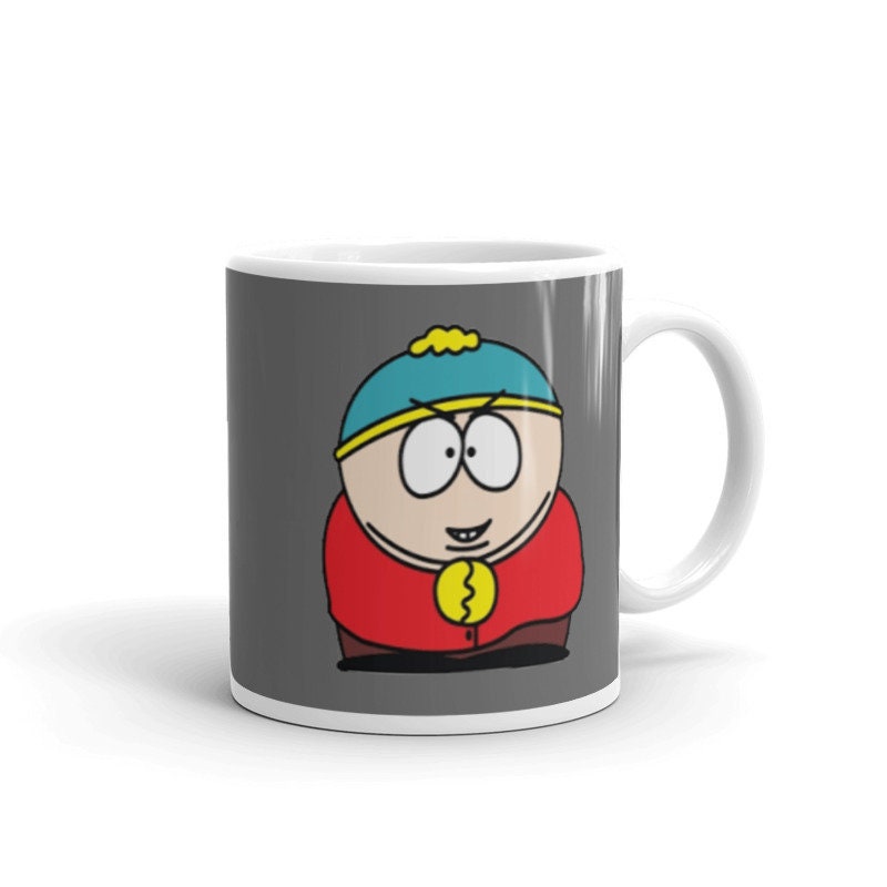southpark mug ,eric cartman rubbing hands,90s animated cartoon,southpark mug gift