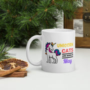 unicorn lover gift,unicorn cats are born in may ,unicorn cats,unicorn mug gift,rainbow gift, sprinkle tits