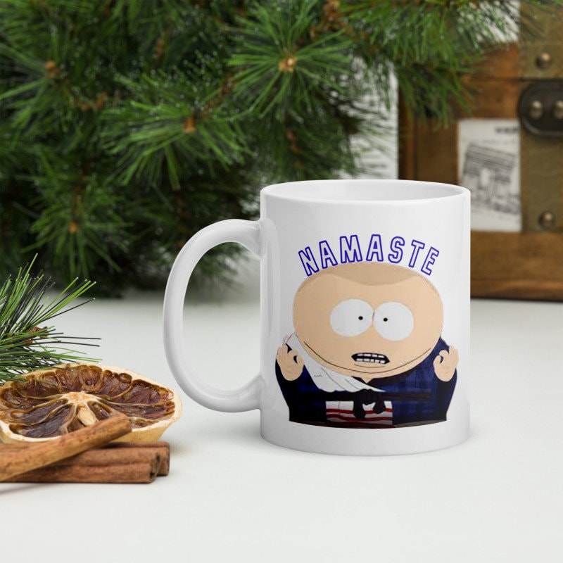 eric cartman namaste,  southpark mug gifts