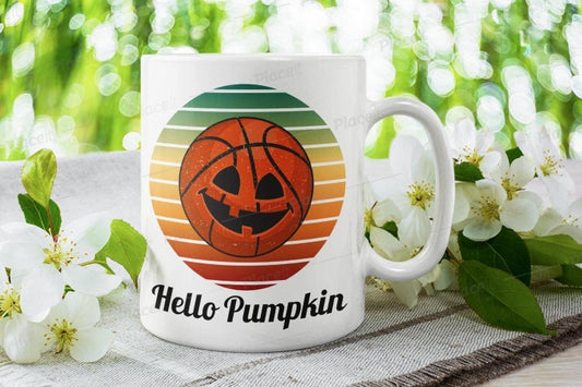 pumpkin Face Coffee Mug  | Trick or Treat | Pumpkin Fall Mugs | Halloween Mugs | Fall Mug