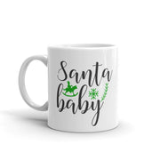 santa baby,christmas eve mug ,11oz  ceramic xmas coffee mug ,gift for her ,novetly Christmas gift