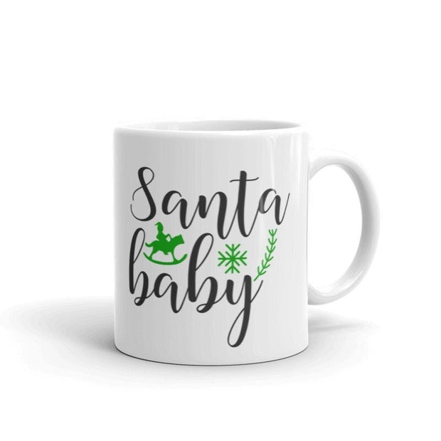 santa baby,christmas eve mug ,11oz  ceramic xmas coffee mug ,gift for her ,novetly Christmas gift