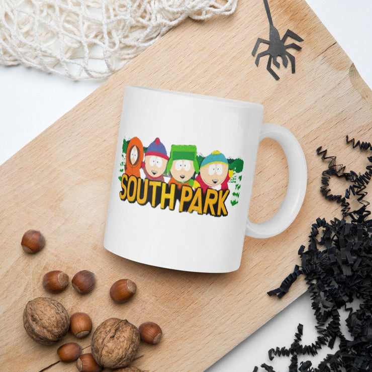 southpark mug ,eric cartman and friends mug ,90s animated cartoon,southpark mug gift