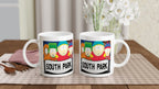 southpark characters,  handmade ceramic southpark mug,90s animated cartoon,southpark gifts