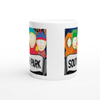 southpark characters,  handmade ceramic southpark mug,90s animated cartoon,southpark gifts