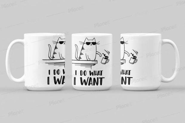i do what i want cat , Funny cat mug,mug for cat lovers,gift for cat lovers
