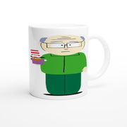 southpark mug ,mr garrison ,90s animated cartoon mug