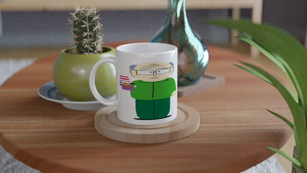 southpark mug ,mr garrison ,90s animated cartoon mug