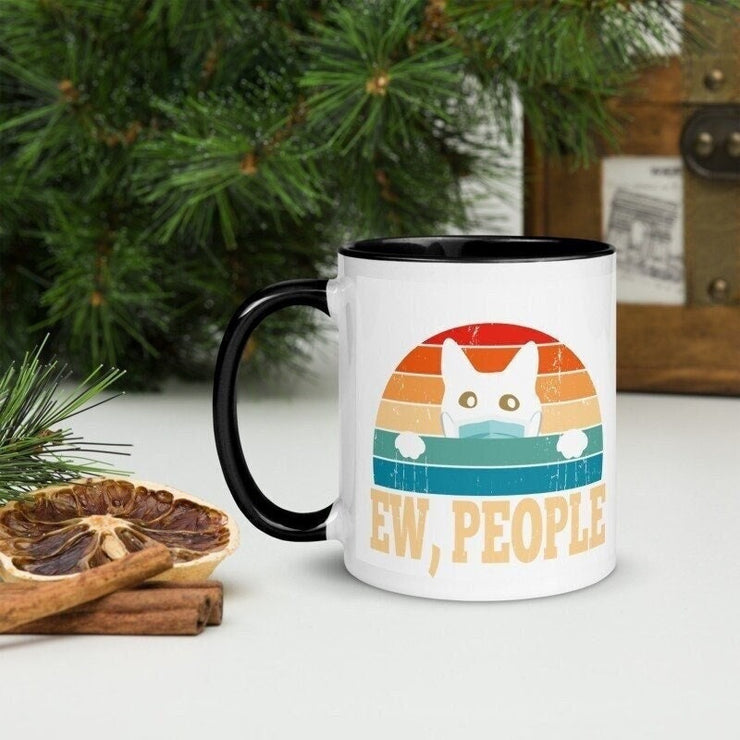 Ew People Cat Mug, Antisocial Mug, Cat Lover Gift, Cat Lover Mug, Crazy Cat Lady, Funny Mug, Cat Gifts, Cat Mum Mug