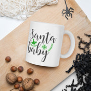 santa baby,christmas eve mug ,11oz  ceramic xmas coffee mug ,gift for her ,novetly Christmas gift