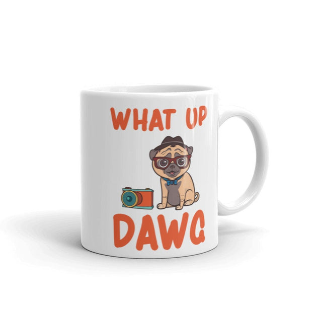 whats up dawg    , ceramic cute dog mug, easily distracted by dogs,idea for dog lovers
