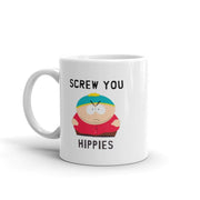 eric cartman screw you hippies ,southpark mug