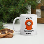 kenny mccornmick mmph -southpark gifts,handmade southpark mug,southpark gifts, kenny  mug,90s cartoon mug