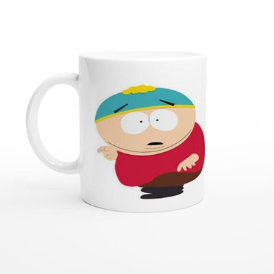 southpark eric cartman on tip toe, southpark , handmade ceramic southpark mug,90s animated cartoon,southpark gifts