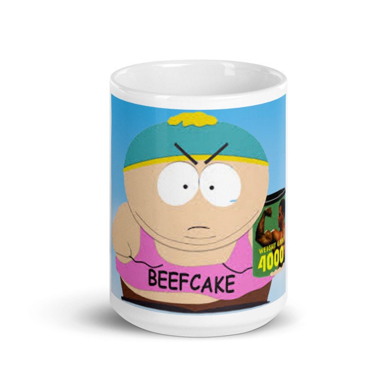 eric cartman  beef cake2000, southpark mug gift