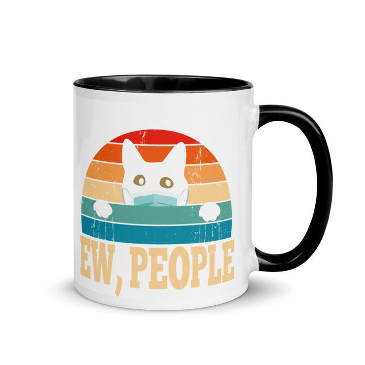 Ew People Cat Mug, Antisocial Mug, Cat Lover Gift, Cat Lover Mug, Crazy Cat Lady, Funny Mug, Cat Gifts, Cat Mum Mug