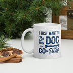 i just wanna pet my dog and got sleep , ceramic dog mug, easily distracted by dogs,dog mug gift ,gift for dog owners