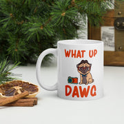 whats up dawg    , ceramic cute dog mug, easily distracted by dogs,idea for dog lovers