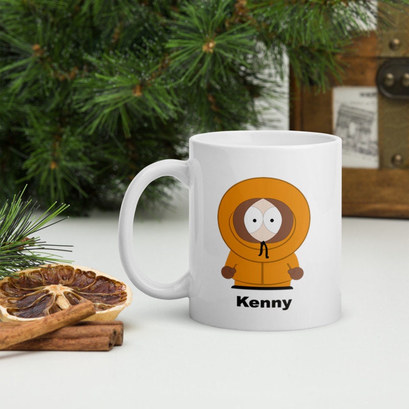 kenny mccormick  -southpark gifts,handmade southpark mug,southpark gifts,90s cartoon mug