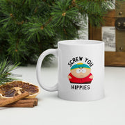 eric cartman screw you guys  , handmade ceramic southpark mug,90s animated cartoon,southpark gifts