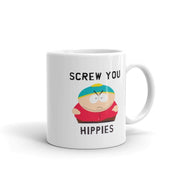 eric cartman screw you guys  , handmade ceramic southpark mug,90s animated cartoon,southpark gifts